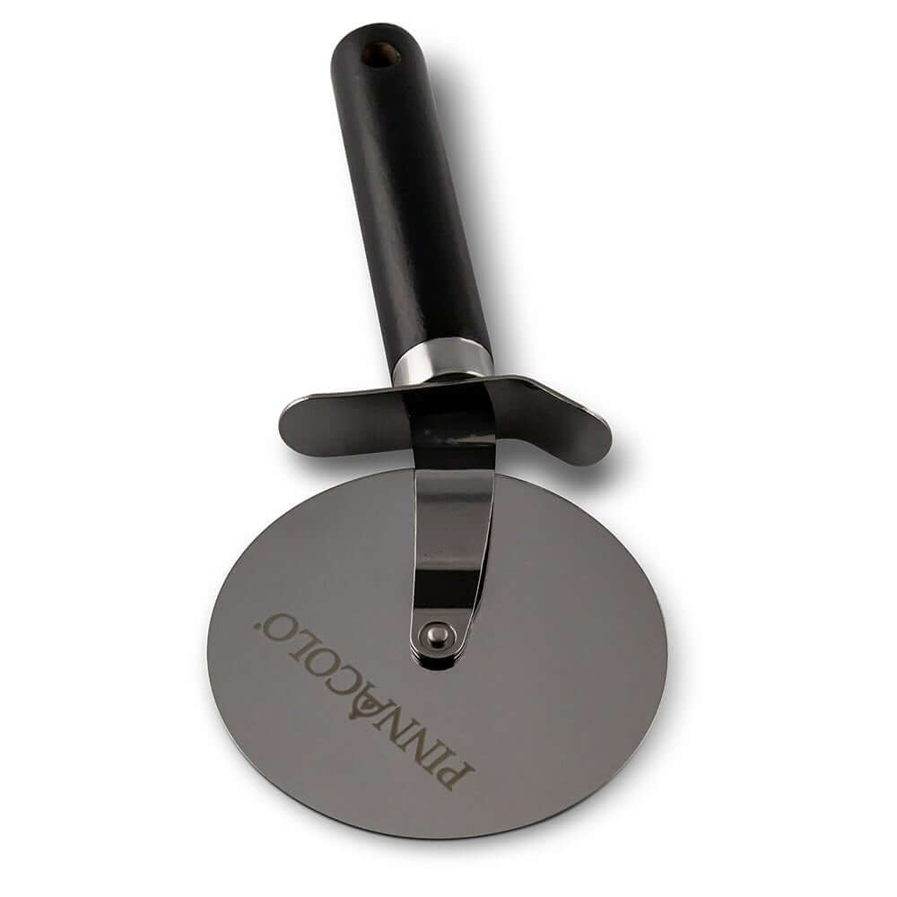 4 Inch Wheeled Pizza Cutter With Wood Handle