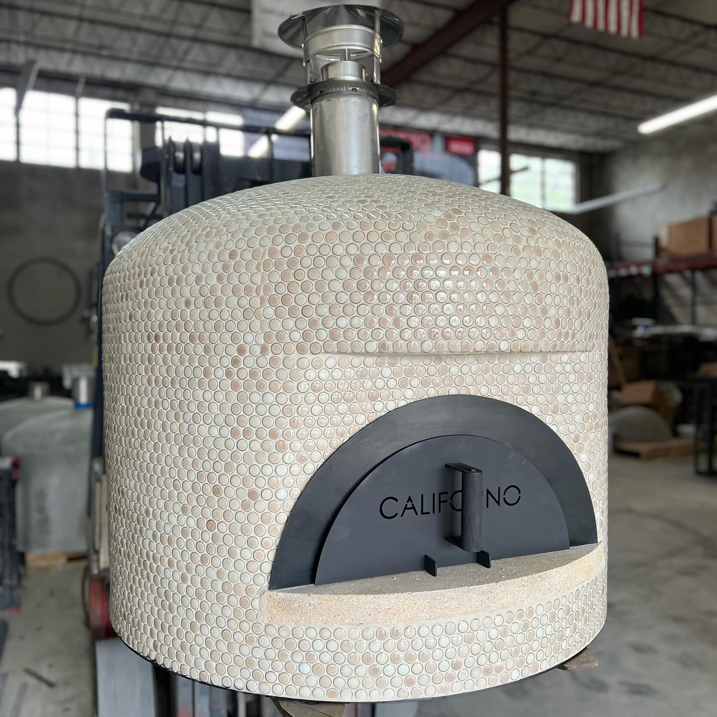 Garzoni Mosaic Pizza Oven Assembled